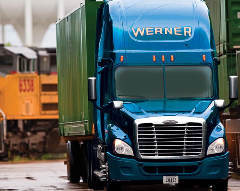 Intermodal truck driving jobs at werner enterprises
