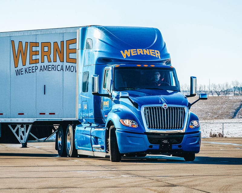 one-way truckload driving jobs at werner enterprises