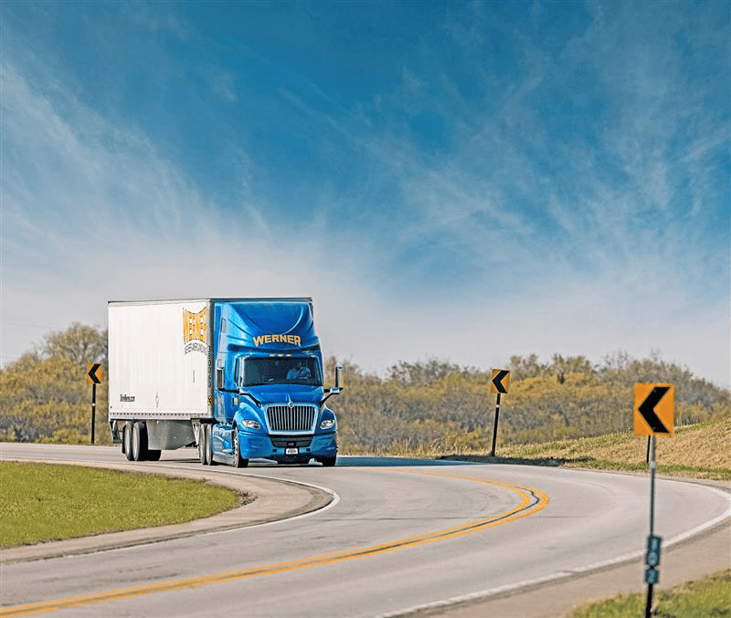 werner truck on road