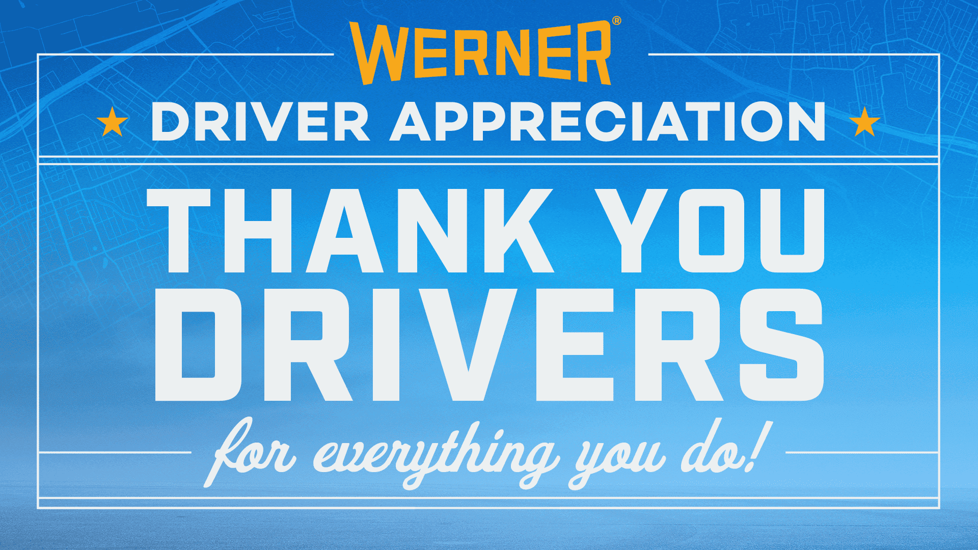 Thank you drivers