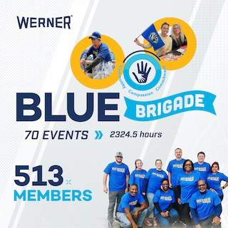 werner wrapped 2023 blue brigade
