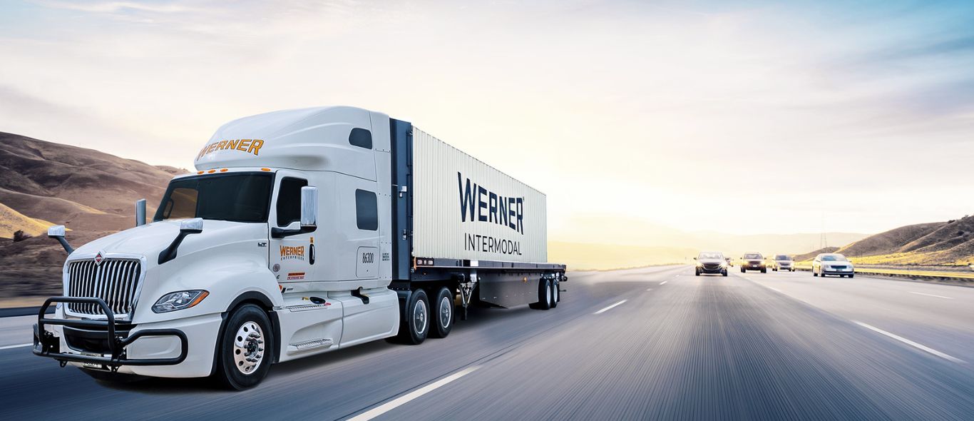 werner intermodal truck