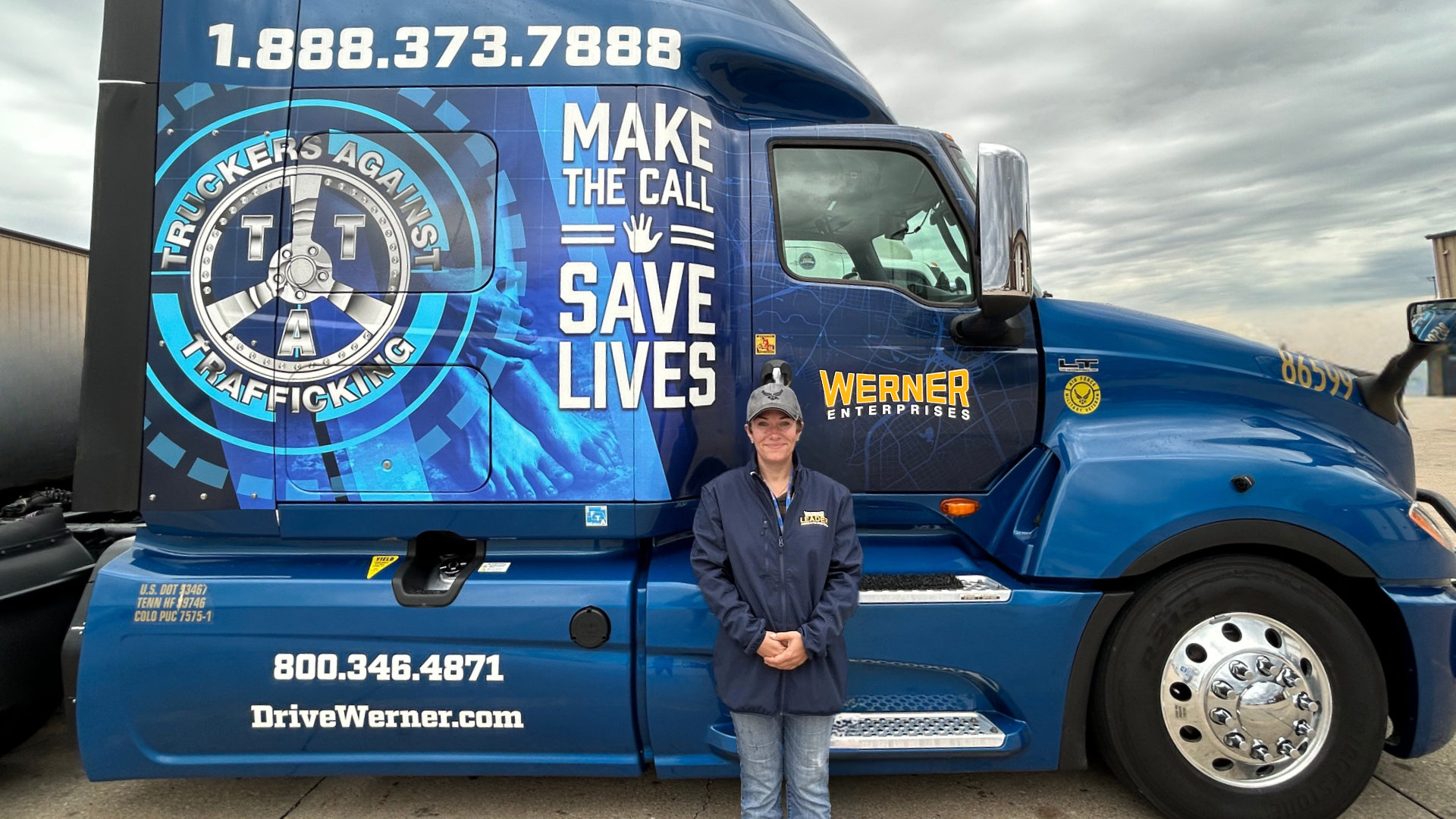 Truckers Against Trafficking Women Truck Driver Werner